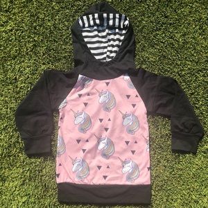 Unicorn hoodie top